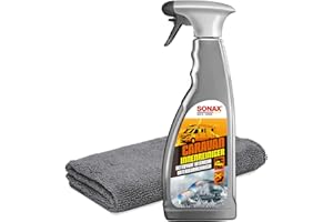 AUTOPFLEGE Sonax Caravan - Juego de limpieza de interiores para autocaravanas, 750 ml, con eliminador de olores y paño de microfibra, para plásticos, cuero, madera, aluminio y superficies pintadas o laminadas en