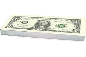 Scratch Cash 100 x $ 1 Dollars Old Style (taille réelle)