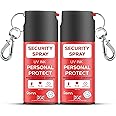 Self Defence Spray VORNN UK legal Pepper Spray Alternative for Men & Women with UV Marking & clip - criminal indentifier for Personal Protection,Quick Access, Easy to Carry (Pack of 2)
