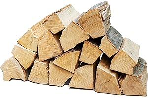 Leña Madera Selección 5-500 kg Para estufa y Chimenea Brasero Parrilla Cesta de Fuego Troncos de Madera de Haya 25 cm Flameup, Cantidad:15 kg