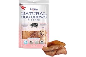 Frigera Oreilles de Porc 400g – Friandises Naturelles et Riches en protéines pour Chiens, Snacks de qualité sans additifs