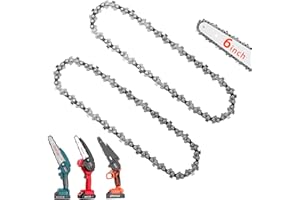 Confezione da 2 catene di ricambio da 6 pollici per motosega a batteria Supstable e ad alta velocità – originale