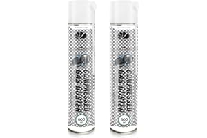 AABCOOLING Aspirateur pour Ordinateurs (2 x 600 ML) Home&Office Compressed Gas Duster – Dépoussiérant Bureau, Nettoyage PC, Laptop, Clavier, Radiateurs, Écran, Aérosol d’Air Comprimé, K3