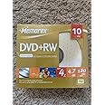 Memorex Dvd+rw Rewritable Disks 120 Min Of Video 4.7 Gb Boxed 10/Pack