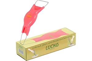 LUCKO Jätefaust Rosa Gartenwerkzeug Unkraut Entferner Gerät Gartenzubehör Garten Gadgets Hochbeet Zubehör Unkrautstecher Gartenkralle Gartenhelfer