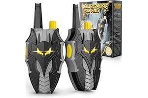 KIDLUNA Walkie Talkie Kinder mit Leuchtenden Augen, Bat Stealth Raumschiff & Flügelpfeil Design, Spielzeug ab 3 4 5 6 7 8 9 Jahre Junge Geschenk Junge 3-12 Jahre Geschenkideen Kinderspielzeug Outdoor Spiele