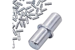 SKIR'CO (100 szt.) Kołki do półek 4 x 16 mm, metalowe kołki wspornikowe, wsporniki półek, kołki podporowe do półek