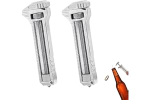 Cinsersr 2 stück Mini Multitool Multitool Schlüsselanhänger Multitool Mini Titan Multitool Mini Maulschlüssel Mini-Schraubenschlüssel Bierflaschenöffner Verwendet für Wartung Rucksackreisen Camping.