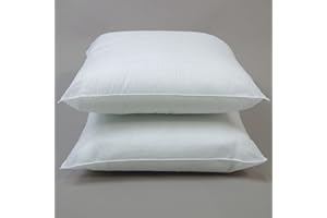 10XDIEZ Fibra Relleno cojín (Blanco - 65x65cm)