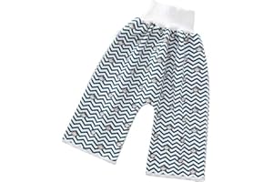 SINYE Pantalones Cortos de Falda de pañal, 2 en 1 Pantalones Impermeables a Prueba de Fugas de Dibujos Animados de Cintura Alta Que protegen el Vientre, Pantalones de bebé Reutilizables y Lavables