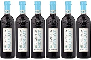 Grand Sud - Alcohol Free Red Wine, round and fruity Merlot (6 x 0,25L)