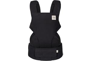 Tula Explore Hemp portabebes recien nacido ergonomico e evolutivo lino mochila portabebes verano hacia delante frontal 3-en-1, 3,2 a 20,4 kg, Obsidian