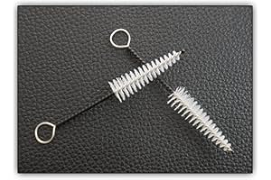 2 Spazzolino Soundman® per la pulizia del bocchino. Scovolino per pulire il bocchino degli ottoni. Bocchino tromba, corno tenore, eufonio, flicorno tenore e tuba (2 pezzi)