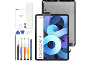 ARBILATO Écran LCD pour iPad Air 4 2020 Remplacement de l'écran LCD pour iPad Air 4e génération 10,9" A2324 Numériseur Écran Tactile A2072, A2325, A2316 Assemblage avec Outils de réparation