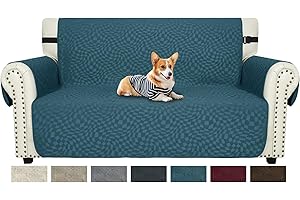 Ystyle Copridivano 2 Posti Con Braccioli, Copridivano Antigraffio Gatto, Copri Divano Universale, Copridivani Mobili Protector, Sofa Cover Per Cani, Copri Divani Elegant, Verde