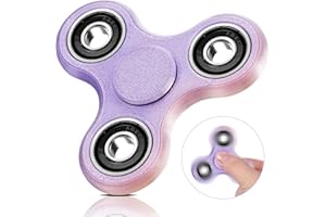 SCIONE Hand Spinner 3D Imprimé – Jouet Sensoriel pour Enfants & Adultes | Anti-Stress & Anxiété | Outil de Concentration TDAH | Jouet Durable Ultra-Lisse pour Relaxation – Violet Or