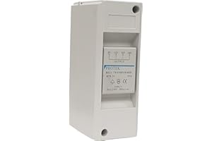 PROTEK Bell Transformer 16V for Smart Video Door Bell Enclosure Wall Mounted 2 Module (BT8-16 16V Transformer) Smart Home