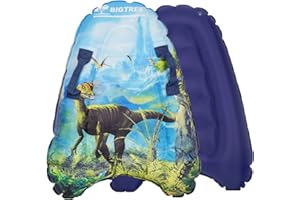 KAHOO Tavola da surf gonfiabile con manici, per il bodyboard portatile, pieghevole, per il surf, per adulti, per il surf in spiaggia, piscina, nuoto, estate, sport acquatici