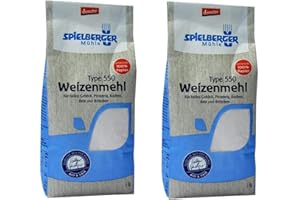 SPIELBERGER MÜHLE Spielberger Weizenmehl Type 550, Bio, 2 x 1000g