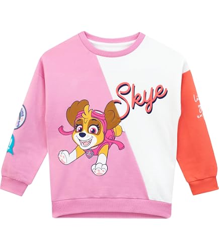 Pat' Patrouille Veste Polaire Fille Skye – Violet – Zip Col Montant – 18 Mois à 8 Ans – Cadeau Officiel PAW Patrol