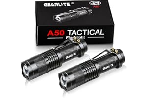 Torcia LED Ricaricabile GEARLITE | 3 LED 7500K, 5 Modalità, Magnetica, IPX6 - 3