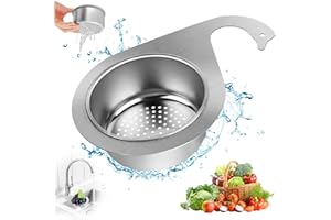 TNOMSNO Cestello Scolapiatti in Acciaio Inox, Cestello Scolapiatti Multifunzionale, Cestello Scolapiatti per Lavello da Cucina Sospeso, Scolapiatti per Lavello da Cucina