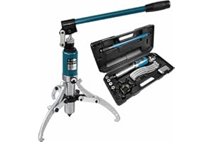 AMZCNC Hydraulischer Lagerabzieher Integral 5T Hydraulic Puller Kit Kurbelwelle Riemenscheibe Abzieher Geignet für Naben/Flansche/Zahnräder/Lager (5 Tonnen Zugkraft)