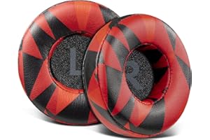 SOULWIT 70mm wymienne poduszki nauszniki do JBL Tune 450BT (T450BT)/Tune 460BT(T460BT)/Tune 500BT (T500BT)/Tune 510BT/Tune 520BT/JR 300BT/JR300/JR 310BT/JR310/E40BT