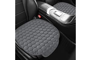 MIGIFTDY Poduszka do siedzenia samochodu, nakładka na przednie siedzenie samochodowe, komfortowa poduszka na fotel biurowy (szara)