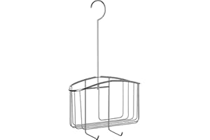 Tatay Colgador Ducha 100% Inoxidable | Resiste Humedad y Corrosión | Fácil Montaje Sin Taladro | Diseño Moderno | Cesta Ducha Colgar con Drenaje Eficiente | Fácil Limpieza | 22,5 x 8,5 x 40cm - Metal