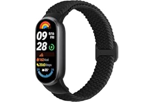 TumCez Intrecciato Cinturino Compatibile con Xiaomi Smart Band 10/Xiaomi Smart Band 9/Xiaomi Smart Band 8 Cinturino per Donna Uomo