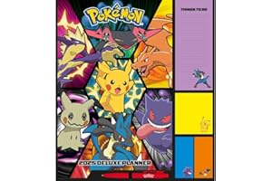2025 Calendar Pokemon Deluxe Planner Month to View Family Organiser Calendar Official Product