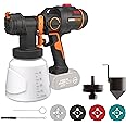 WORX WX020.9 18V (20V MAX) Cordless HVLP Paint Sprayer - (Tool Only - Battery & Charger Sold Separately) Black