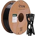 eSUN PLA Filament 1.75mm, 3D Printer Filament PLA Dimensional Accuracy +/- 0.03mm, 1KG Spool (2.2 LBS) 3D Printing Materials for Most FDM 3D Printers,Black