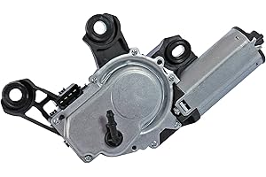 BESTPRICE Scheibenwischermotor 12v hinten inkl. Spritzdüse, Heckscheibenwischermotor Kompatibel mit SEAT LEON, SKODA FABIA 1, OCTAVIA 1 Combi (1U5), VW BORA Variant, GOLF 4, GOLF 4 Variant