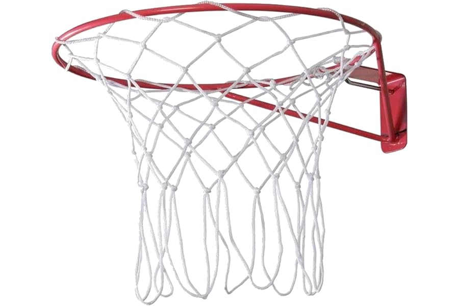 AI SPORTS Heavy-Duty Netball Hoop & Net – Durable Steel Rim with Weather-Resistant Nylon Net | Wall-Mounted Netball Hoop for Indoor & Outdoor Play
