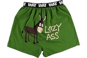 Lazy One Men's B314 LazyOne Lazy Ass Men's Boxer Shorts Small