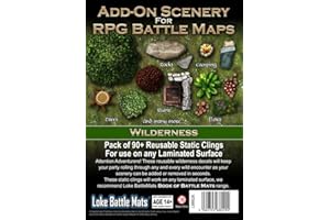 LOKE BATTLEMATS Add on Scenery for RPG Battle Maps - Wilderness