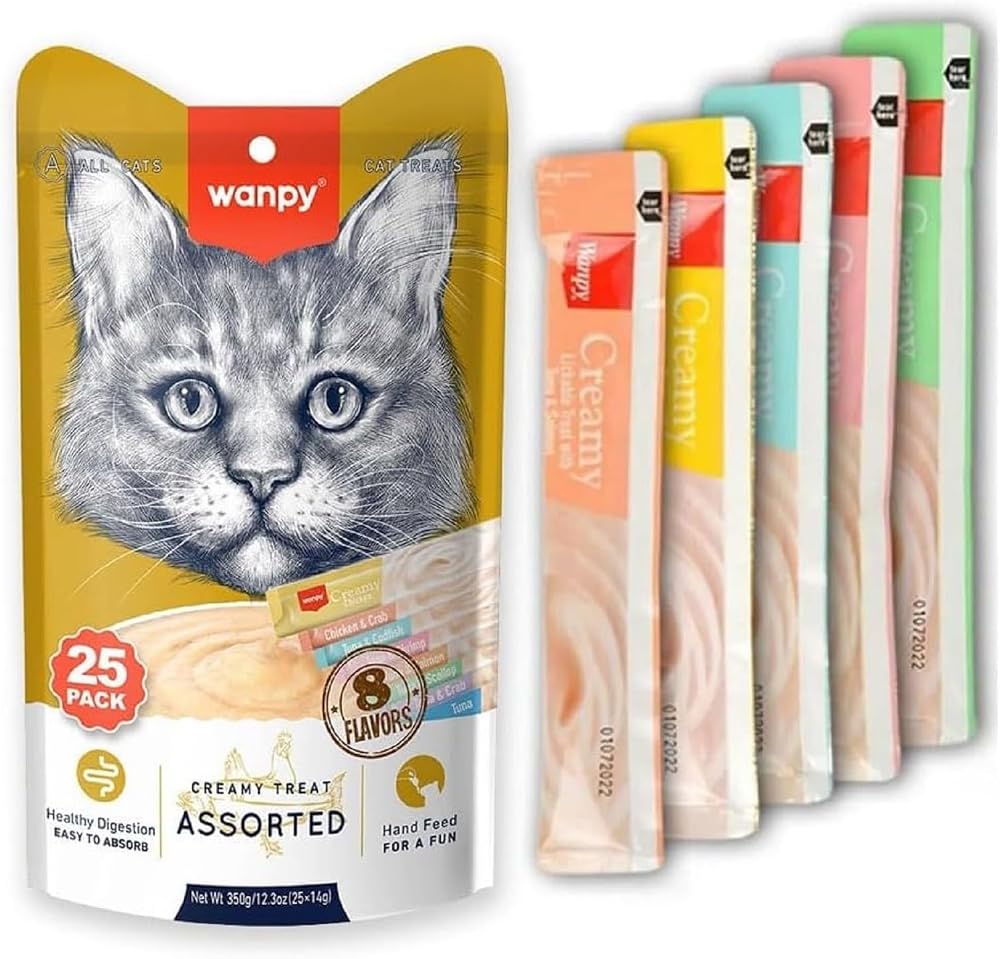 Wanpy Karışık Sıvı Kedi Ödülü 25x14 gr