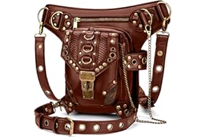 FiveloveTwo Punk Tactique Goutte Jambe Bras Sac Pack Ceinture Imperméable pour Randonnée Camping Vélo Sport en Plein Air Sacs Banane Sport Sac À Bandoulière Sacs Banane Ville