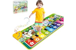 Dromlag Giochi Bambini 1 2 Anno, Tappeto per Pianoforte 10 Animale Regalo Gioco Bambino Bambina 1 2 Anno Regalo Gioco Bimbo Bimba 1-3 Anni, Giocattoli Giochi Gioco Regalo Bambino Bambina 1 2 3 Anni