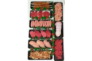 Shukers Butchers Jackson Street Extra Value Extra Lean and Healthy Protein Meat Pack Hamper, Chicken, Beef Burger, Mince, Steak, Turkey, Stir-fry