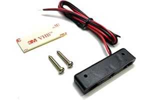 Streetparts24 Mini LED Kennzeichenbeleuchtung Nummernschildleuchte Nummernschild Beleuchtung passend für Motorrad Roller Anhänger Auto KFZ LKW Scooter Quad ATV zum Kleben oder Schrauben,12V, E-Geprüft