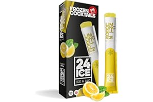 24 Ice Frozen Cocktail Pops Limoncello Pack of 5