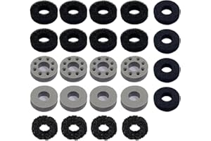 CUZKC 24 Pezzi Anelli di Precisione per PS5, Steam Deck, PS4, Xbox Series X/S, Xbox One, Switch, Switch OLED, Switch Pro, ROG Ally, 6 diversi gradi di durezza