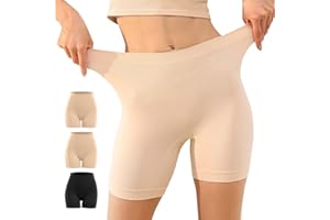 YouShow 3 Pack Pantalon Antirozaduras Mujer Debajo la Falda Pantalones Cortos Vestir Braga Anti Roce - 1
