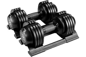 LIFERUN Regulowane krótkie hantle 10 kg, 20 kg, 24 kg, pojedynczo lub para, z antypoślizgowym uchwytem, regulowane talerze do sztangi i tacką, do domu, biura, studia fitness