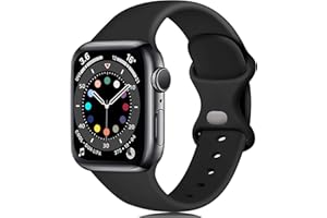 Epova Armband Kompatibel mit Apple Watch Armband 38mm 42mm 40mm 44mm 41mm 45mm 46mm 49mm Ultra, Weiches Silikon Ersatz Armbänder Kompatibel mit iWatch SE Series 11 10 9 8 7 6 5 4 3 2 1