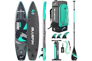 BLUEFIN SUP Bluefin Cruise Carbon SUP Gonfiabile Stand Up Paddle Board | Accessori Paddleboard Premium | Taglie Multiple: 10'8, 12', 15'