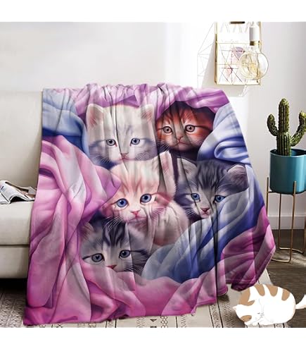 Coperta in pile Sherpa con stampa zebrata - Accogliente decorazione per